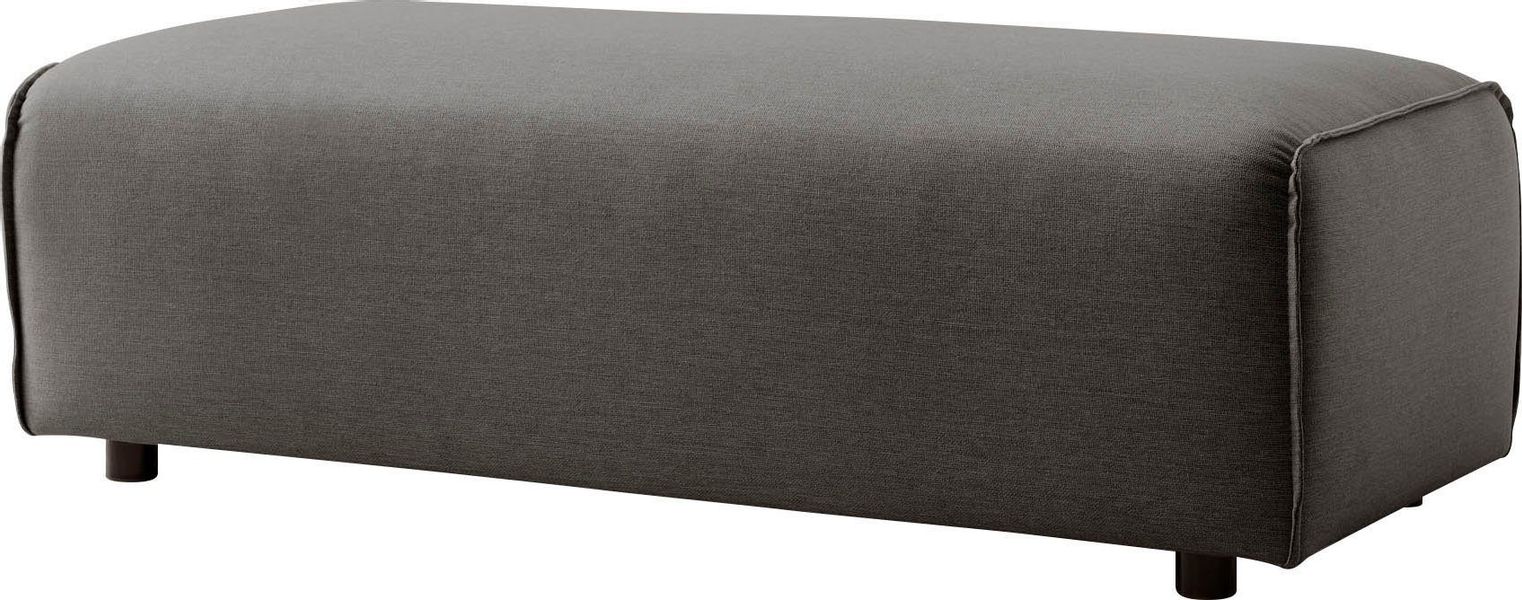 LeGer Home by Lena Gercke Hocker "PIARA, Polsterhocker mit Kedernaht, Cord, günstig online kaufen