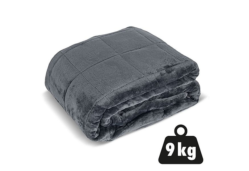 kamelshopping Gewichtsdecke 9 kg Gewichtsdecke, ca. 135 x 200 cm, weicher P günstig online kaufen