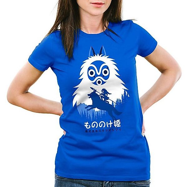 style3 T-Shirt Mononoke Hime no prinzessin wolf Prinzessin Mononoke anime g günstig online kaufen