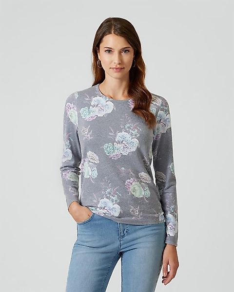 Ovanti Strickdesign Soft-Pullover  Blumen günstig online kaufen