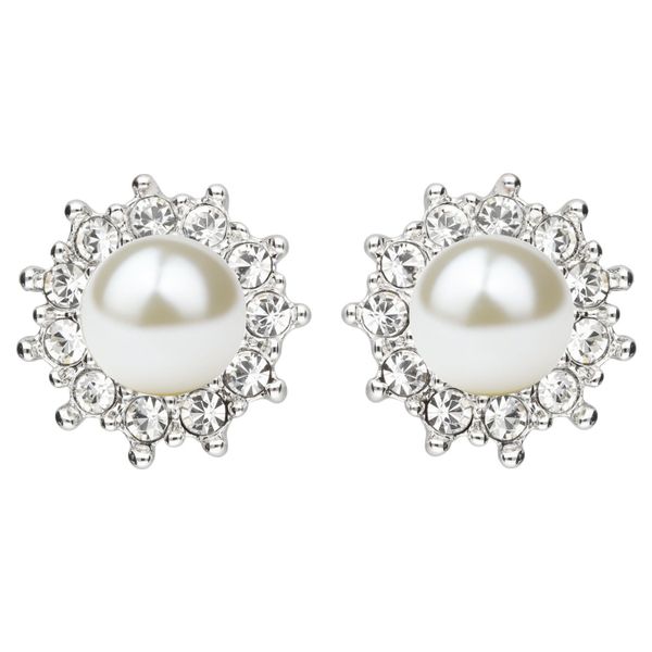 LÖB Paar Ohrclips 18K Weißgold vergoldet günstig online kaufen