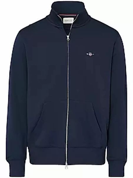 Gant Sweatjacke "REG SHIELD FULL ZIP SWEAT", mit Logostickerei auf der Brus günstig online kaufen