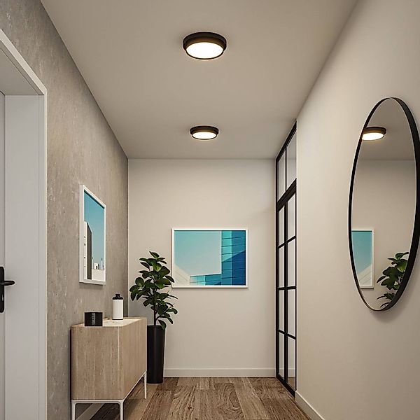 Paulmann Malik LED-Deckenlampe, 3-step-dim schwarz günstig online kaufen