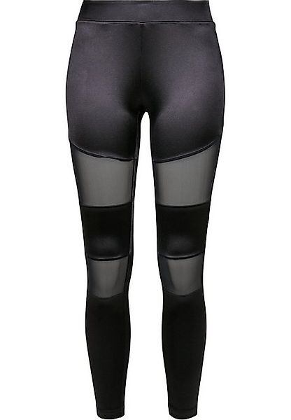 URBAN CLASSICS Leggings Urban Classics Damen Ladies Shiny Tech Mesh Legging günstig online kaufen