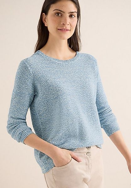 CECIL Strickpullover meliert, mit Rundhals günstig online kaufen