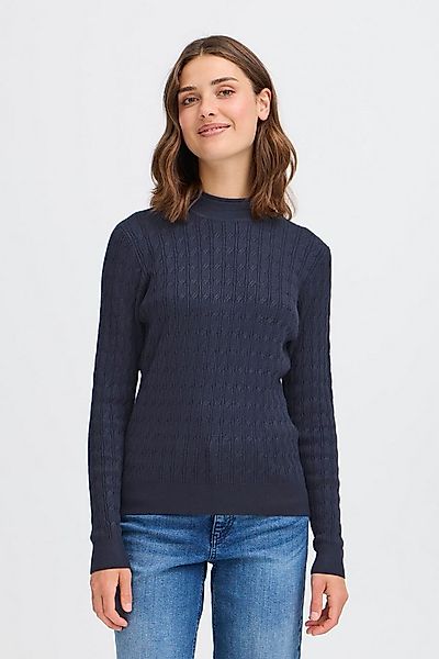 OXMO Rollkragenpullover OXSally Modischer Rollkragenpullover mit Zopfmuster günstig online kaufen