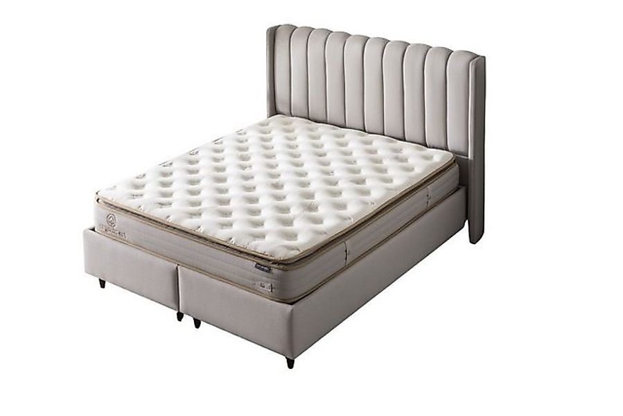 Villa Möbel Boxspringbett Organic (Bett, Bett), Bettkasten mit XXL Stauraum günstig online kaufen