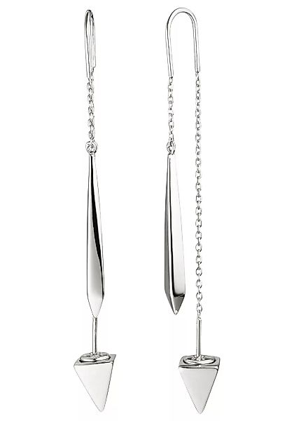 JOBO Paar Ohrhänger, dreieckig 925 Silber günstig online kaufen