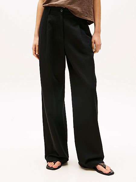 Tommy Hilfiger Webhose "TENCEL LINEN WIDE LEG PANT" günstig online kaufen
