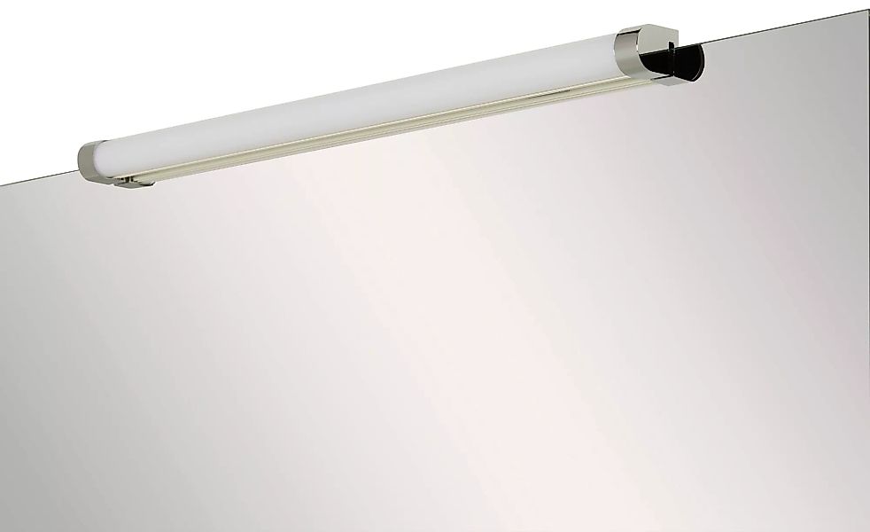LED-Bad-Wandleuchte, 1-flammig, chromfarben/ Weiß - silber - 57,2 cm - 3,2 günstig online kaufen