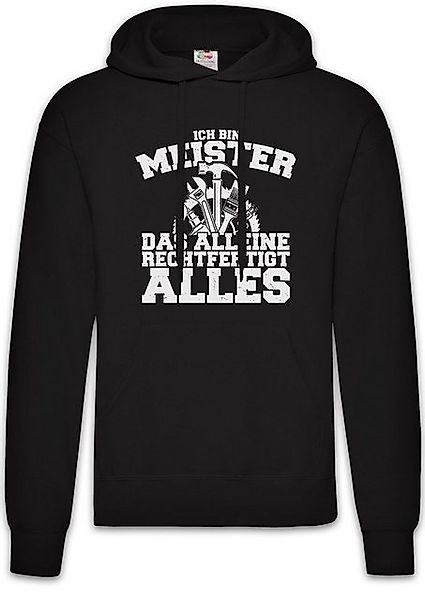 Urban Backwoods Hoodie Meister Handwerker Herren Hoodie Maurer Schreiner Be günstig online kaufen