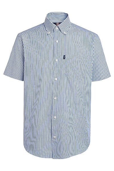 Next Kurzarmhemd Pflegeleichtes Button-Down-Oxford-Hemd (1-tlg) günstig online kaufen