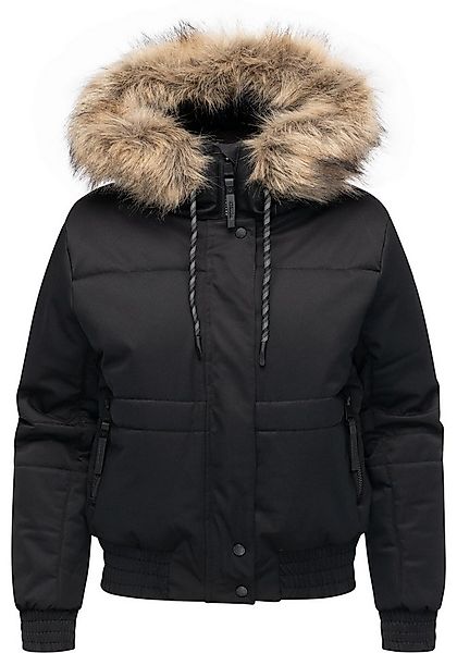Ragwear Winterjacke Deluxia YOUMODO modische Damen Bomberjacke mit Kunstfel günstig online kaufen