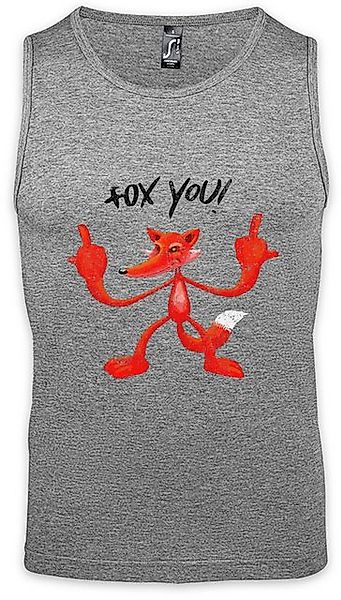 Urban Backwoods Tanktop Fox You Ärmelloses T-Shirt Fuchs Fox Geek Nerd FCK günstig online kaufen