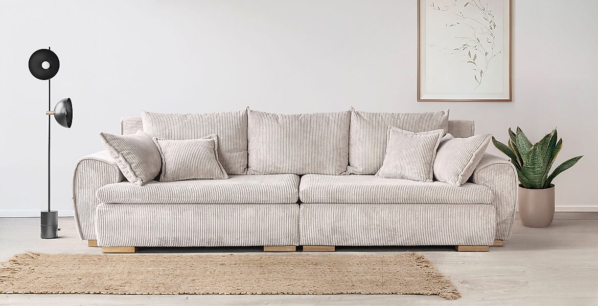 Home affaire Big-Sofa Katja, Breite 275 günstig online kaufen