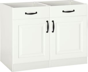 wiho Küchen Unterschrank "Erla" 100 cm breit mit Kassettenfront, ohne Arbei günstig online kaufen