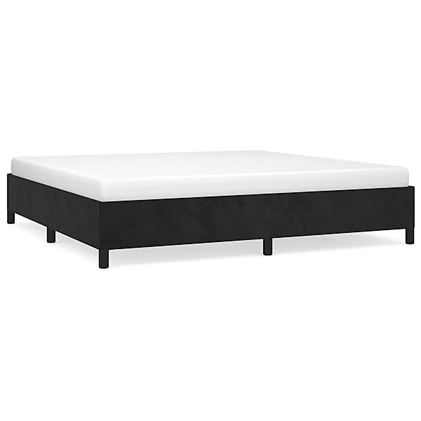 vidaXL Bettgestell Schwarz 200x200 cm Samt Modell 21397716 günstig online kaufen