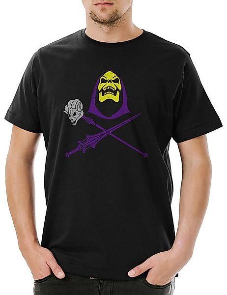 Urban Backwoods Print-Shirt Skeletor Skull & Weapons Herren T-Shirt Masters günstig online kaufen