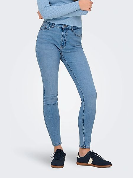 JDY Skinny-fit-Jeans "JDYMOON HW SKINNY JEANS MEDBLUEDNM NOOS" günstig online kaufen