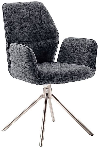 MCA furniture Esszimmerstuhl »GREYTON«, Chenille, (2er-Set), drehbar 180°, günstig online kaufen