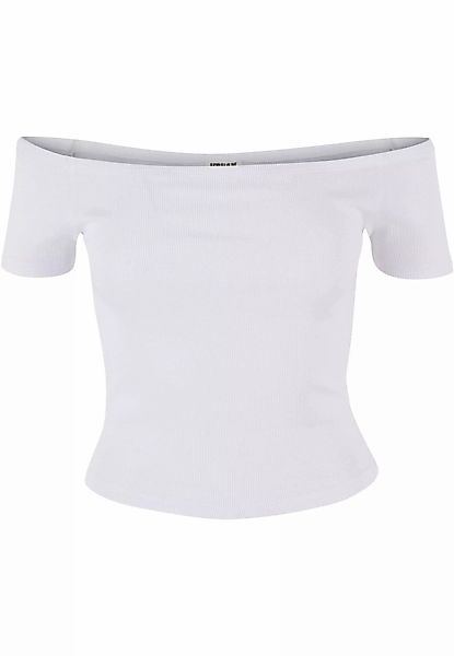 URBAN CLASSICS T-Shirt "Urban Classics Ladies Organic Off Shoulder Rib Tee günstig online kaufen