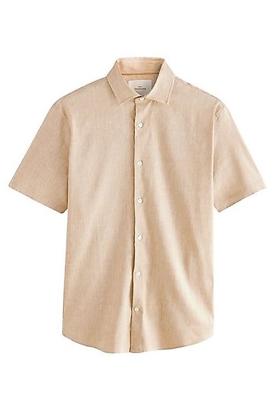 Next Kurzarmhemd Signature Kurzärmeliges Hemd aus Leinengemisch (1-tlg) günstig online kaufen