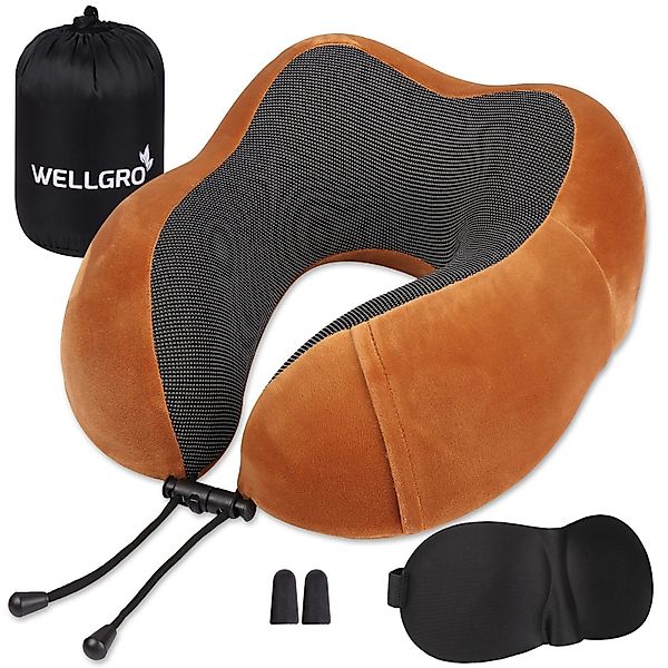 Wellgro Nackenkissen Nackenkissen mit Schlafmaske und günstig online kaufen