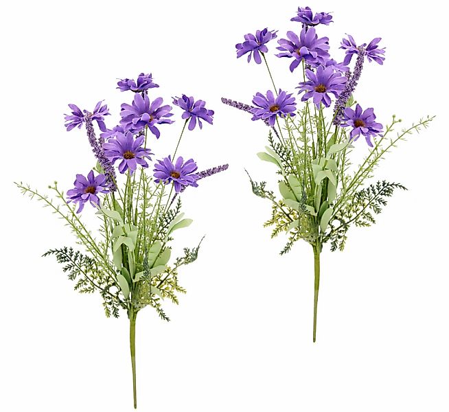 I.GE.A. Kunstblume "Margeriten-Mix-Strauß", 2er Set Blumenstrauß Gänseblümc günstig online kaufen