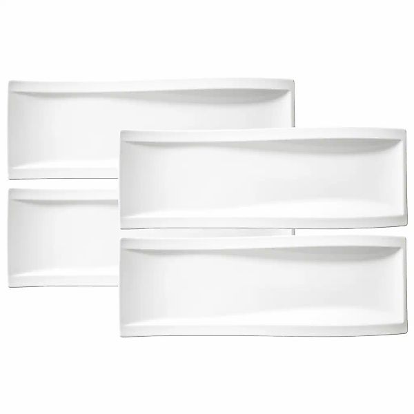 Villeroy & Boch Servierplatte "Antipastiteller NewWave 42 x 15 cm 4er Set w günstig online kaufen