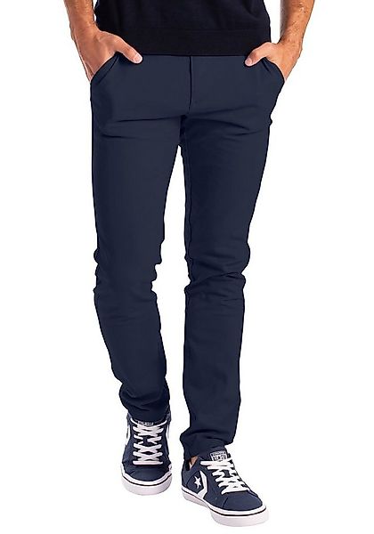 BlauerHafen Chinohose Herren Chinohose Slim Fit Stretch Business Casual Sto günstig online kaufen