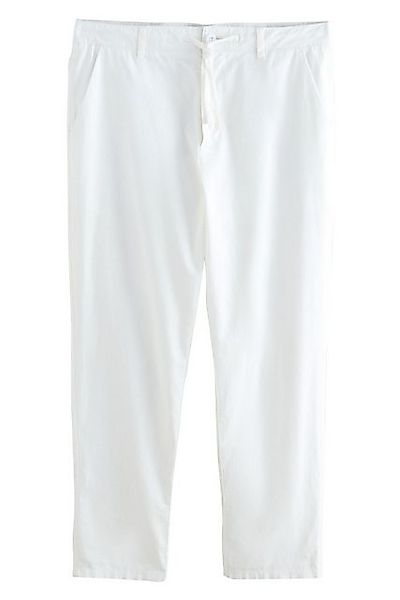 Next Chinohose Chinohose aus Baumwolle und Leinen (1-tlg) günstig online kaufen
