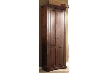 Home affaire Garderobenschrank "Rustic" aus massiver Kiefer, Breite 71 cm, günstig online kaufen