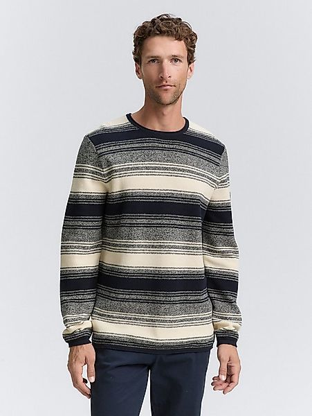TOM TAILOR Strickpullover Pullover & Strickjacken Strickpullover im Streife günstig online kaufen