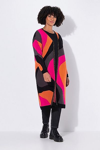 Angel of Style Strickjacke Long-Strickjacke Feinstrick Colormuster günstig online kaufen