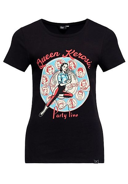 QueenKerosin T-Shirt Party Line (1-tlg) mit günstig online kaufen