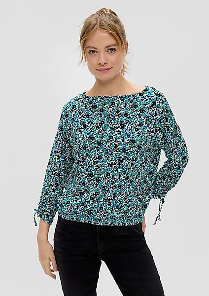 s.Oliver 3/4-Arm-Shirt Langarmshirt mit Raffung an günstig online kaufen