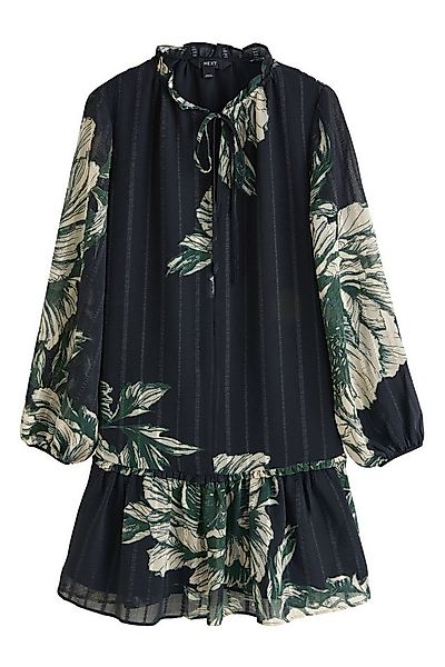 Next Minikleid Gestuftes Minikleid mit Bindedetail vorne (1-tlg) günstig online kaufen