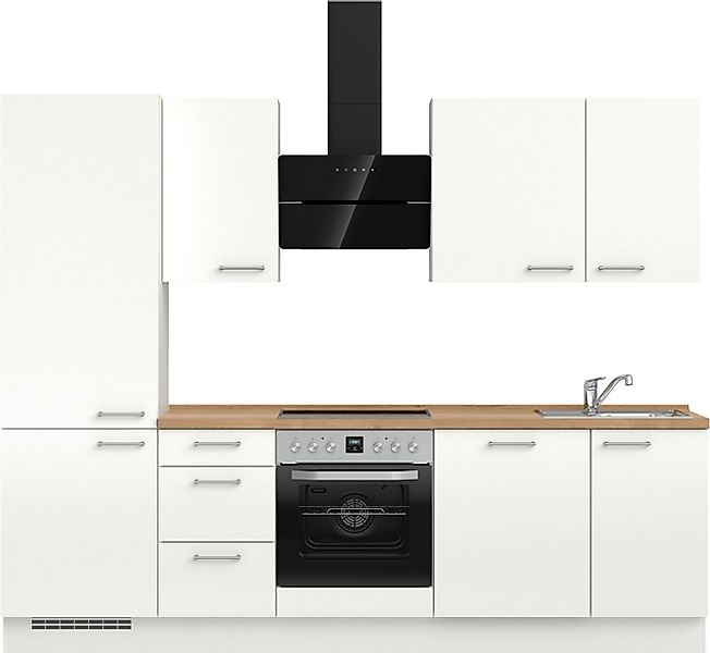 nobilia® Küchenzeile »"Laser II", Ausrichtung wählbar, Breite 270 cm« vormo günstig online kaufen