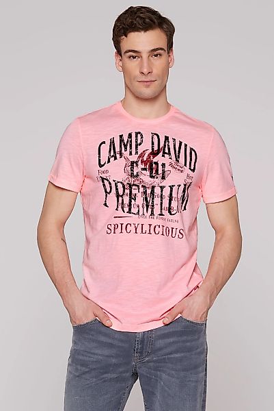 CAMP DAVID Rundhalsshirt, aus Baumwolle günstig online kaufen
