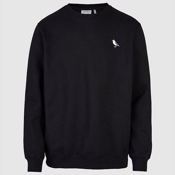 Cleptomanicx Rundhalspullover Cleptomanicx Regular Crewneck "Embro Gull" Bl günstig online kaufen