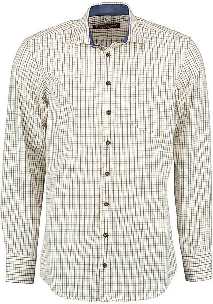 Tom Collins Langarmhemd Tinao Herren Langarmhemd mit Haifischkragen und Bru günstig online kaufen