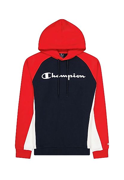 Champion Herren Kapuzenpullover 217150 BS501 NNY  HRR WHT Dunkelblau Rot günstig online kaufen