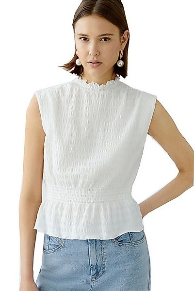 Oui Blusentop Oui Top tailliert und cropped 34 (1-tlg) günstig online kaufen