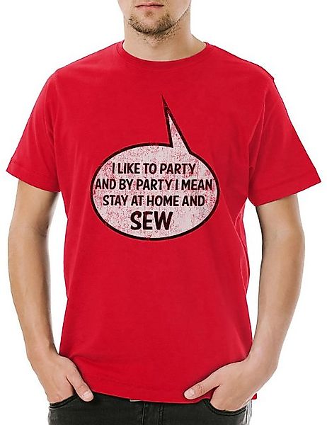 Urban Backwoods Print-Shirt Urban Backwoods I Like To Party Herren T-Shirt günstig online kaufen