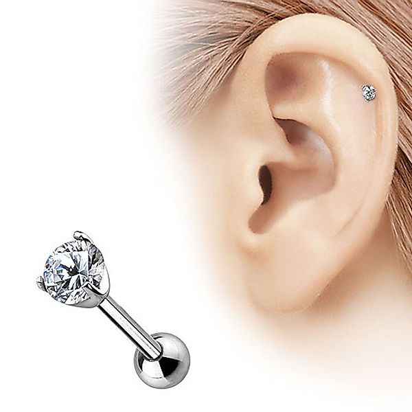 Taffstyle Piercing-Set Echt 585 Gold Tragus günstig online kaufen