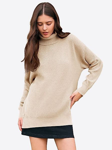 Imily Bela Sweater Damen Lässiger Oversize Rollkragenpullover (Packung, 1-t günstig online kaufen