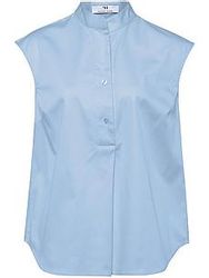 Ärmellose Bluse Peter Hahn blau günstig online kaufen
