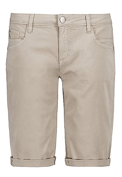 SUBLEVEL Bermudas Elastischer Materialmix, 5-Pocket-Details, Beinumschlag S günstig online kaufen
