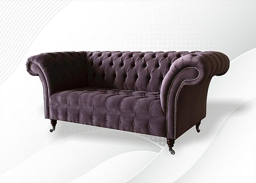 JVmoebel Chesterfield-Sofa Chesterfield Sofa handgefertigt massiv Holz Möbe günstig online kaufen