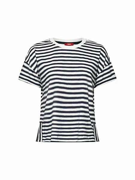 Esprit T-Shirt Gestreiftes T-Shirt, 100 % Baumwolle (1-tlg) günstig online kaufen